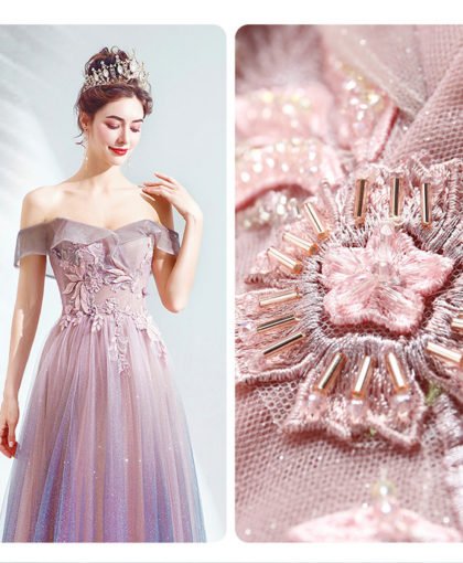 purple evening gown 983-07