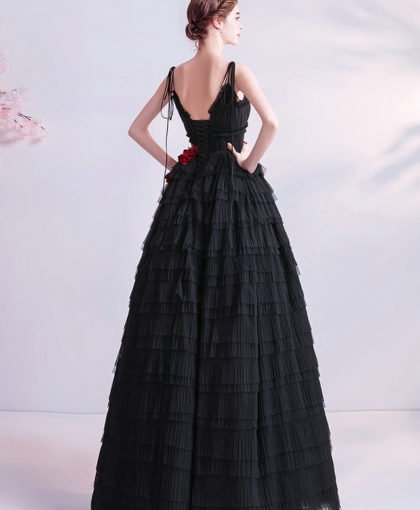 black ball gown 1000-03