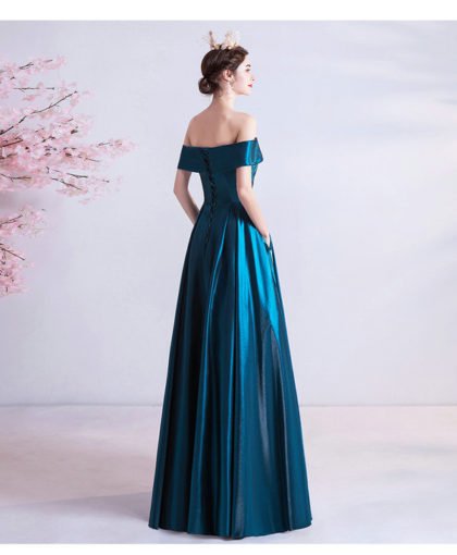 dark blue ball gown 1002-03