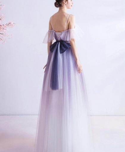 Spaghetti Strap bridesmaid dress 1044-004