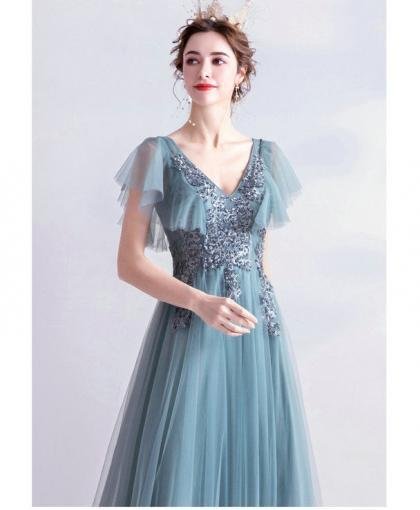 blue long prom dress 1063-004