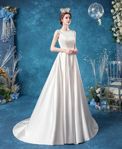 modest wedding dress 1083- 001