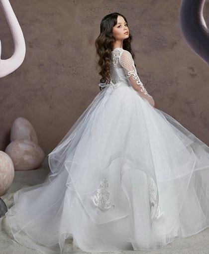flower girl dress lace 1109-002