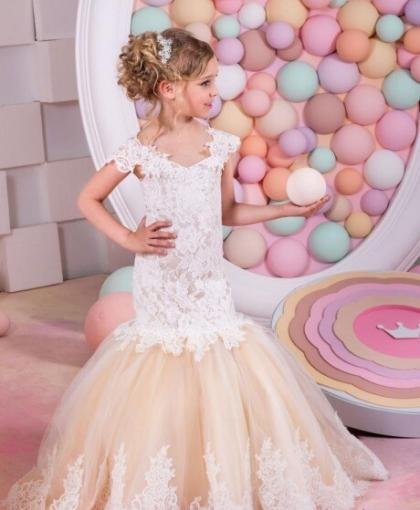 mermaid flower girl dress 1135004