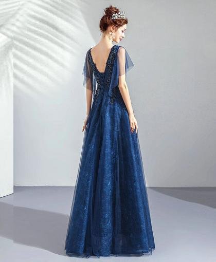 blue long formal dress 1144004