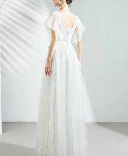 white prom dress 1156-006