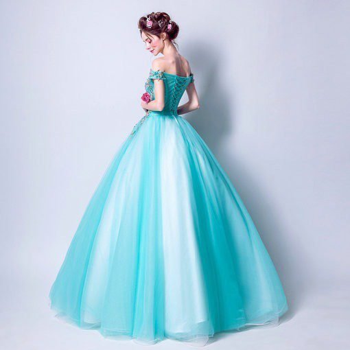 Aqua Blue Quinceanera Dresses Bridal Dress - Cheap Prom Dress,Evening ...