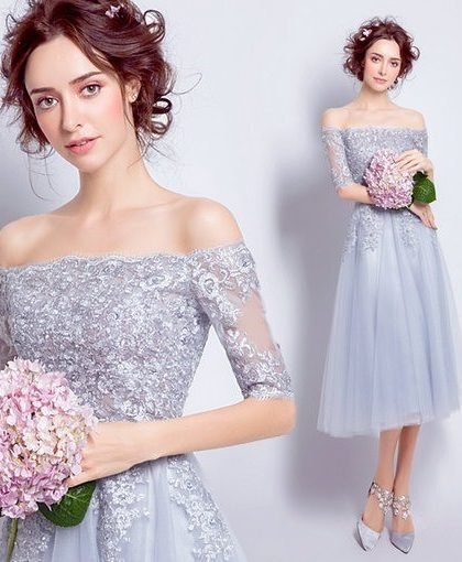 women's tea length formal dresses