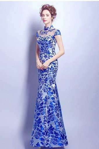 Mermaid Evening Dress Qipao - Cheap Prom Dress,Evening Dress & Wedding ...