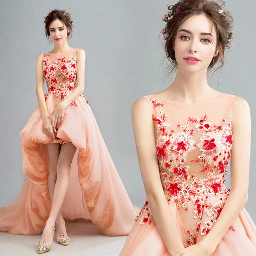 prom dress pink-298-06