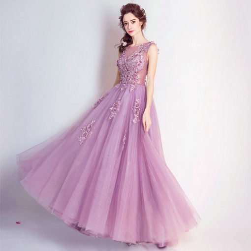 Prom Dress Purple With Train Under 100 - Cheap Prom Dress,Evening Dress ...