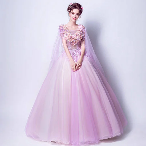 quinceanera dress purple-274-04