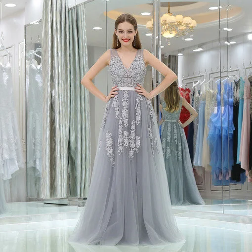 Grey clearance gown online