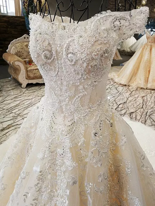Haute Couture Lace Ball Gown Wedding Gown Online