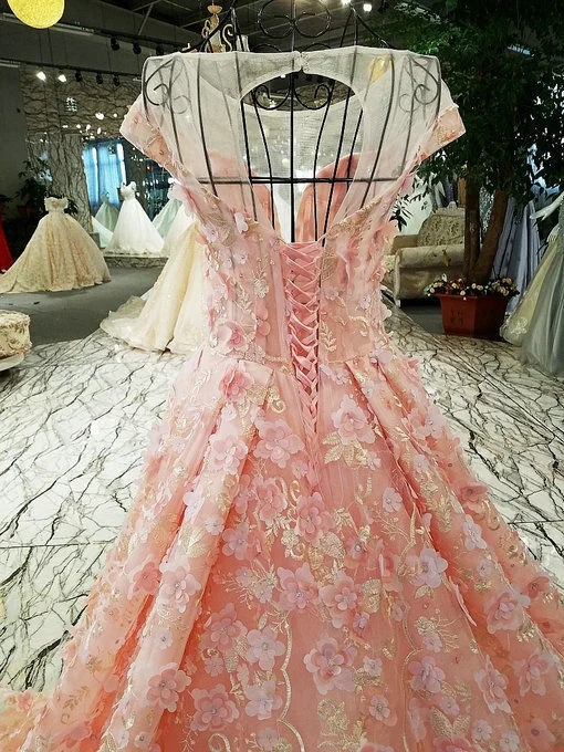 Plus Size Wedding Dress, Blush Wedding Dress, Pink Wedding Dress
