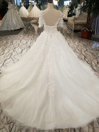 Haute Couture Wedding Dress Hand made Ball Gown Bridal Dress