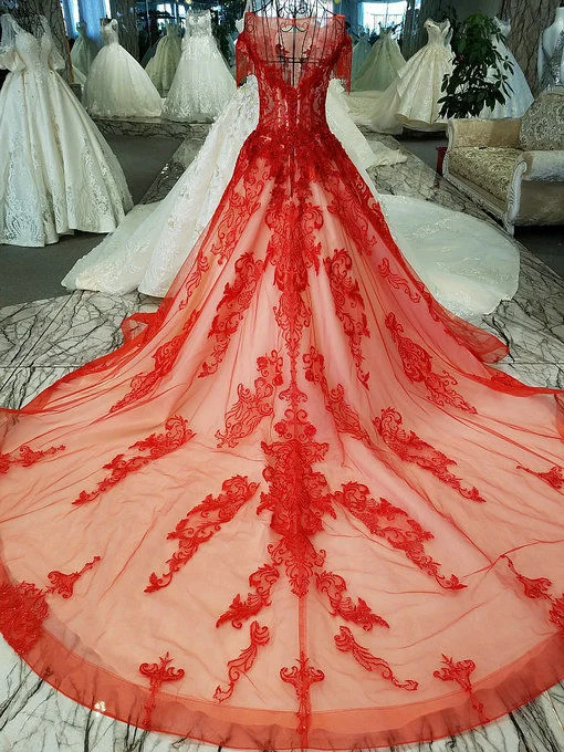 Red wedding hot sale dresses 2019