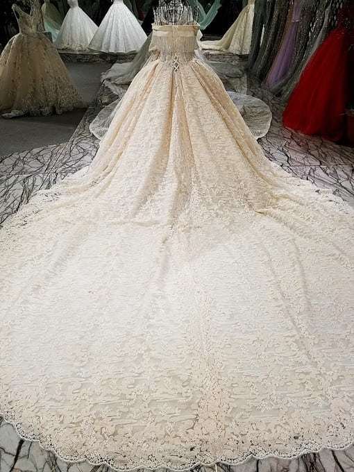 Affordable Haute Couture Wedding Dress Train For Sale