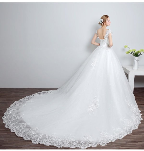 wedding dress trains 0691-02