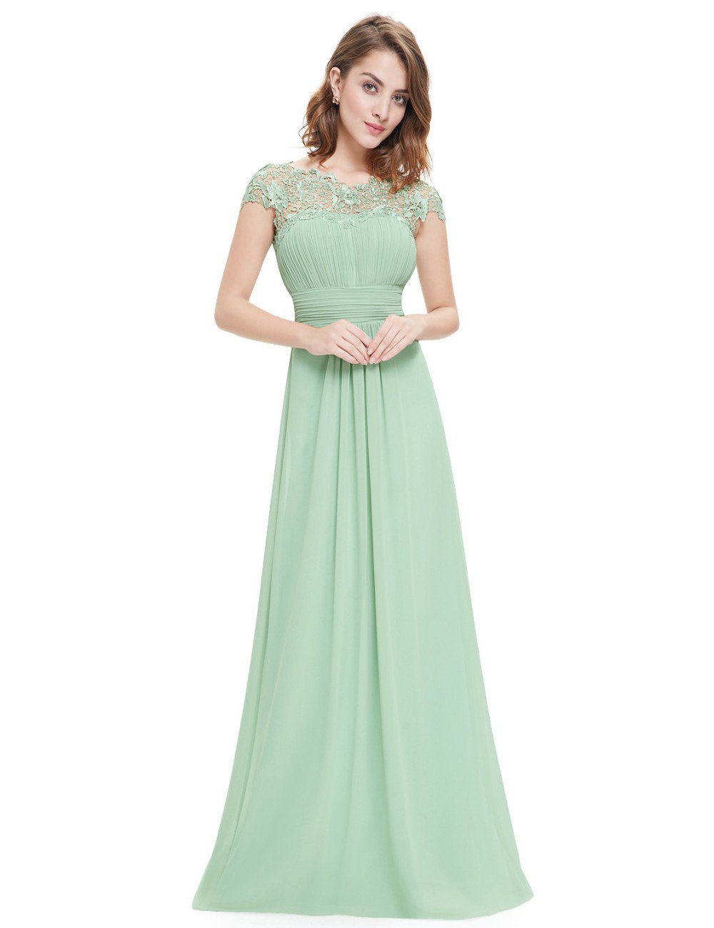 Bridesmaid Dress Chiffon A Line Long Party Dress