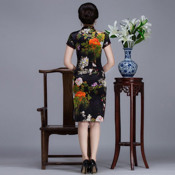 cheongsam black 745-06