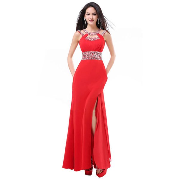 halter prom dress 0740-04