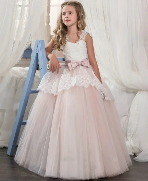 Slate Flower Girl Dresses