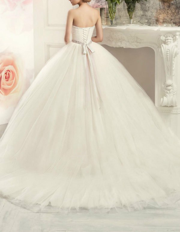 wedding dress strapless 0717-02