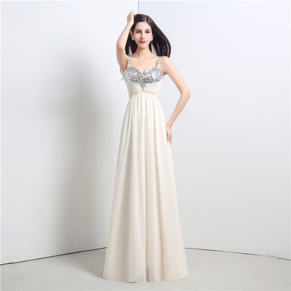 Spaghetti Strap prom dress 776-02