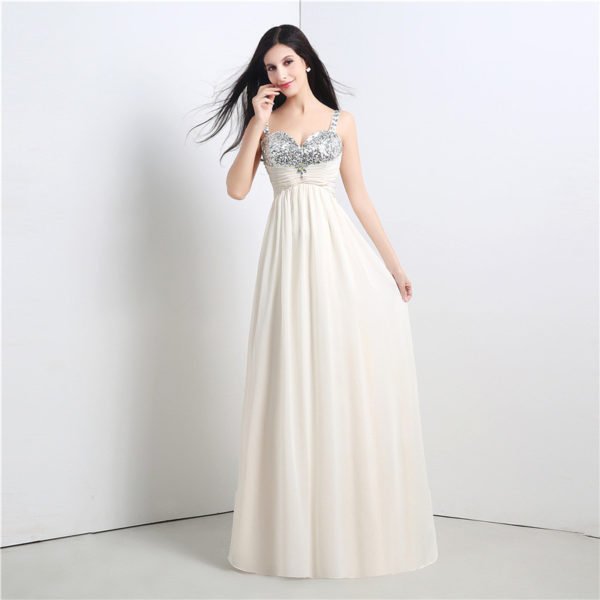 Spaghetti Strap prom dress 776-05