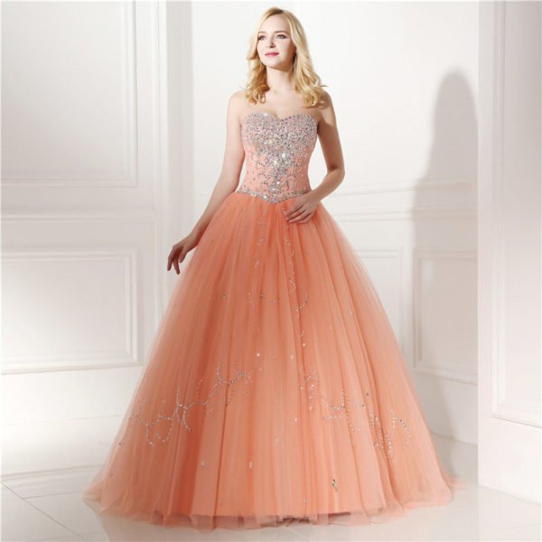 orange prom dress 774-03