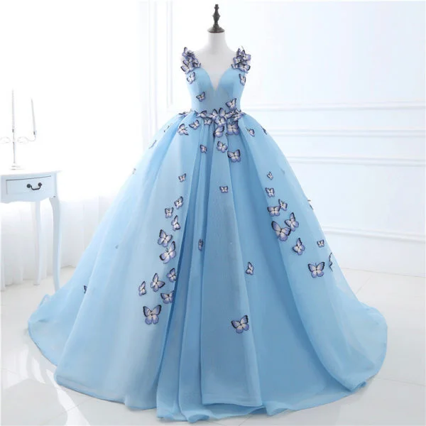 prom dress light blue 780-05