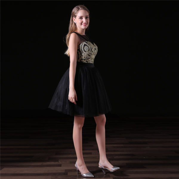 black homecoming dress-0825-03