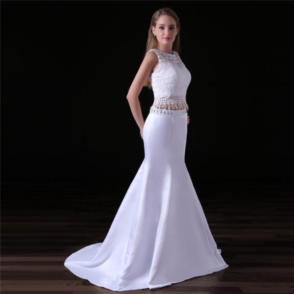 white two piece prom dress-0828-02