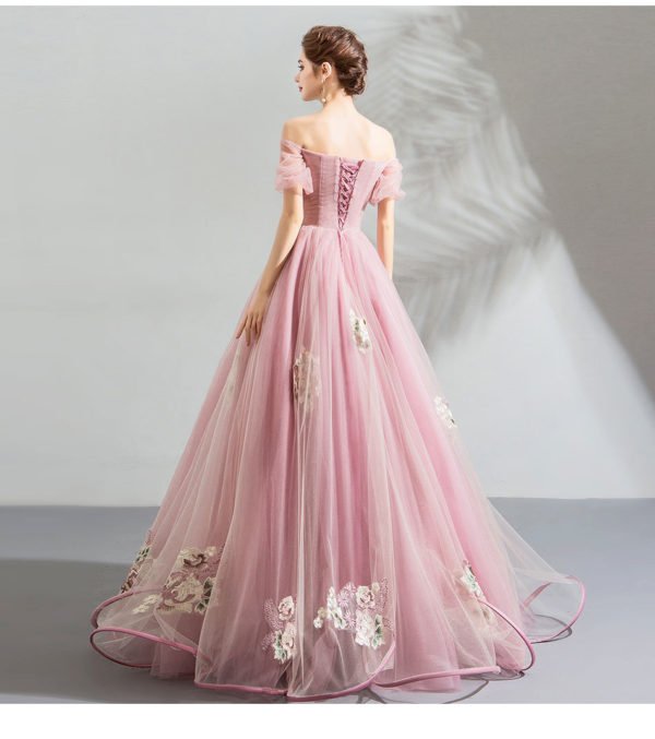 long pink prom dress-0895-07