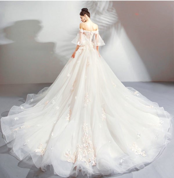 long train wedding dress-0890-07