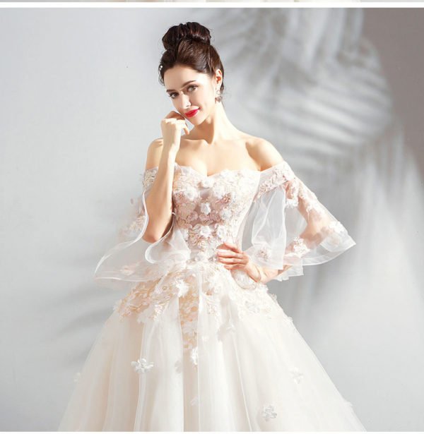 long train wedding dress-0890-10