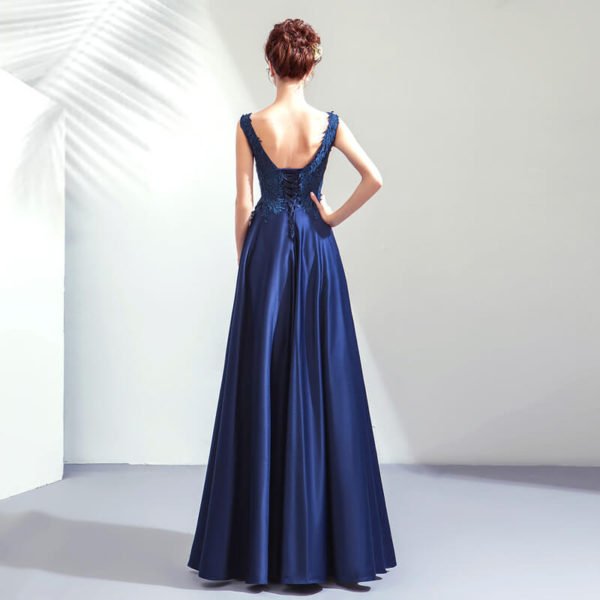 Royal Blue prom dress-955-02