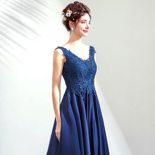 Royal Blue prom dress-955-04