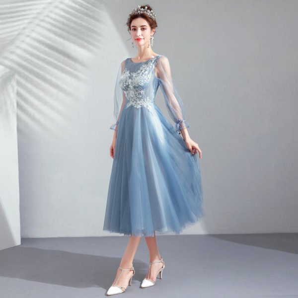 tea length bridesmaid dresses-956-06