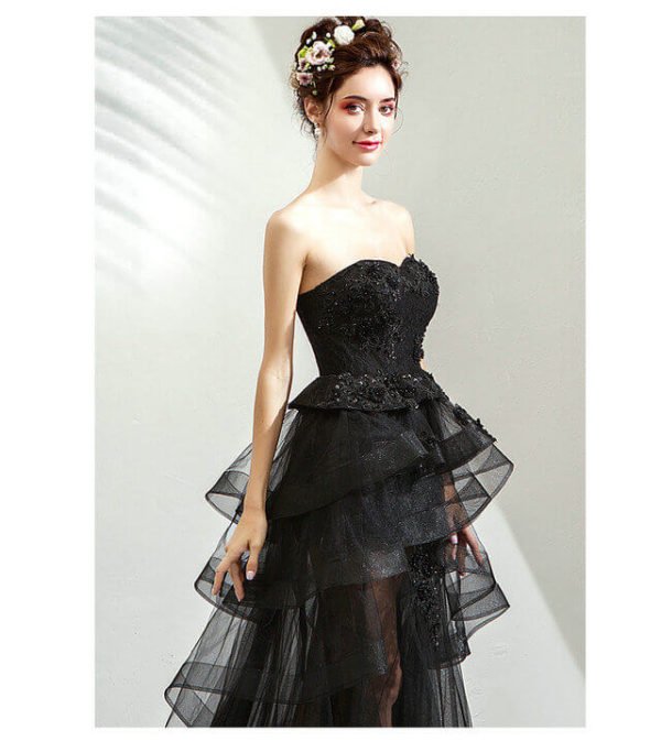 black strapless dress 968-07