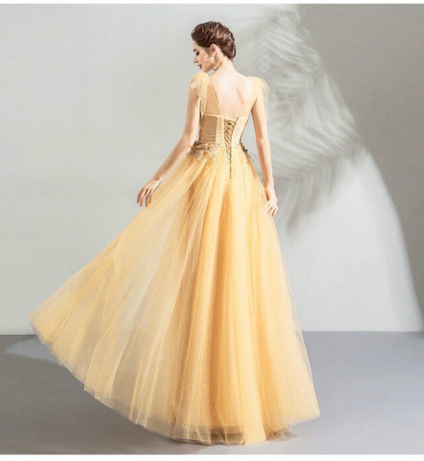 yellow prom dress 972-05