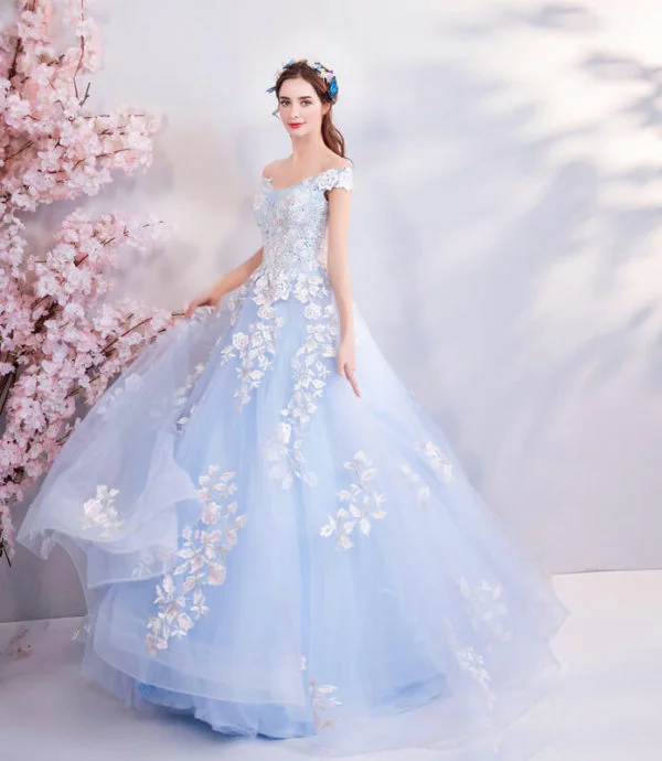 blue ball gown 976-07