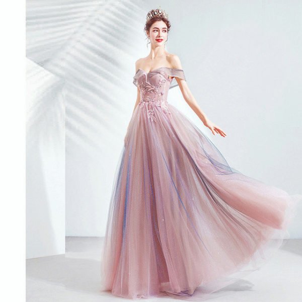 purple evening gown 983-08