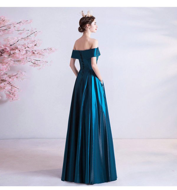 dark blue ball gown 1002-03