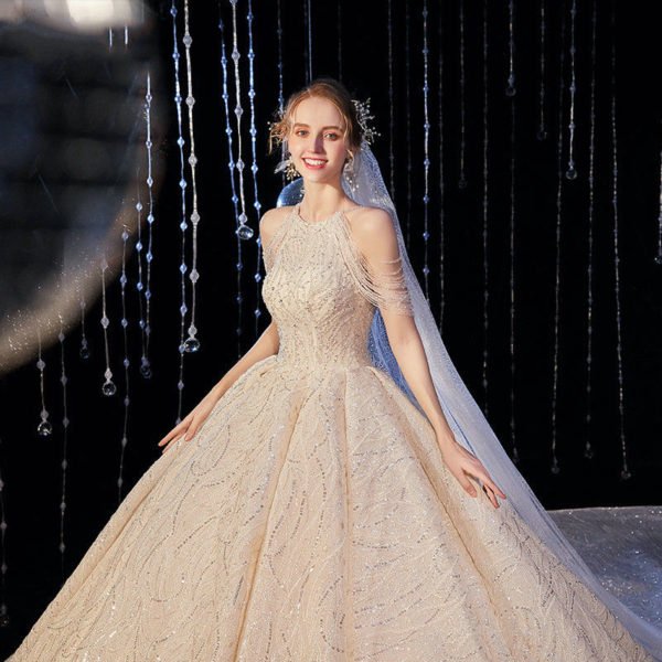 sparkly wedding dress 1071-006