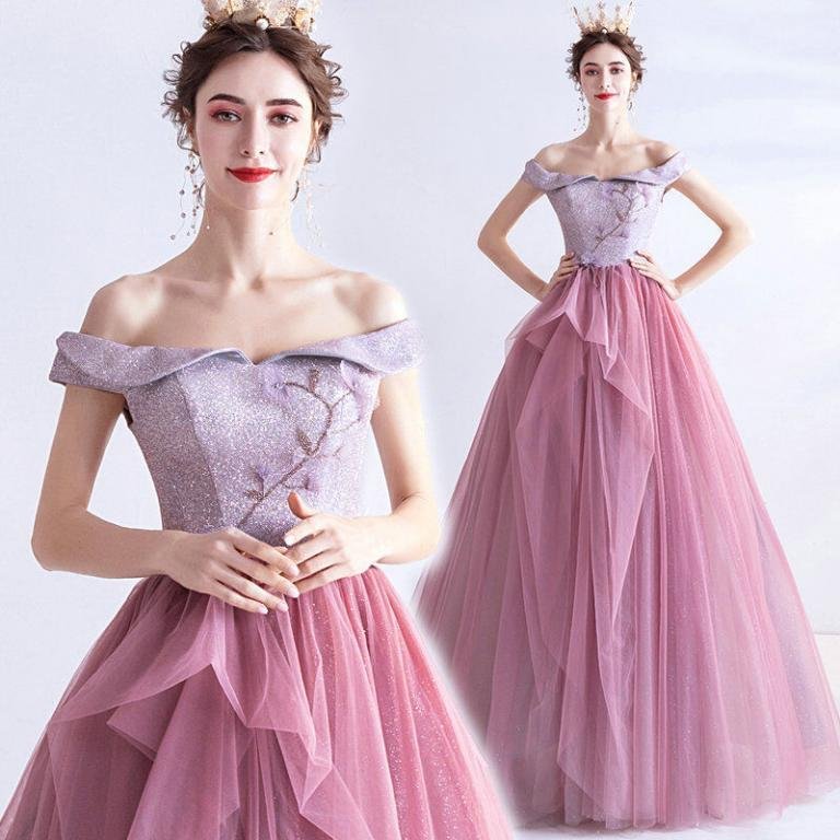 Ball Gown Formal Dress Off The Shoulder Princess Prom Dress Wholesale