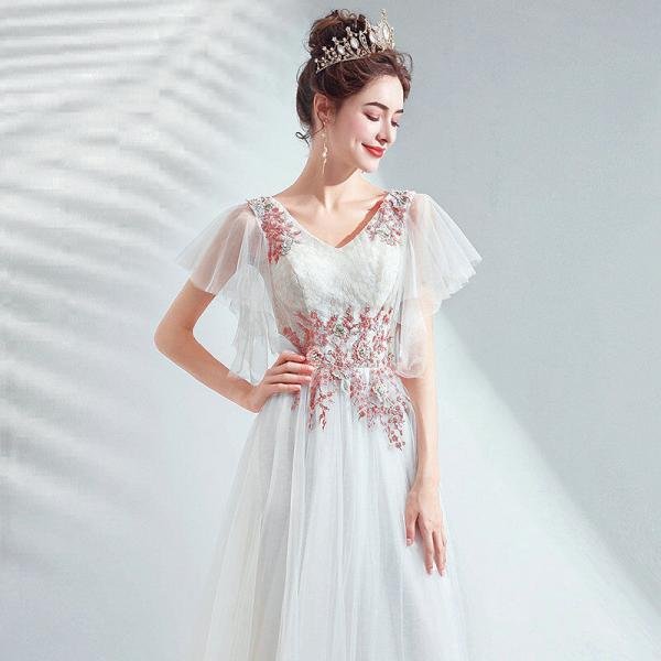 white prom dress 1156-004