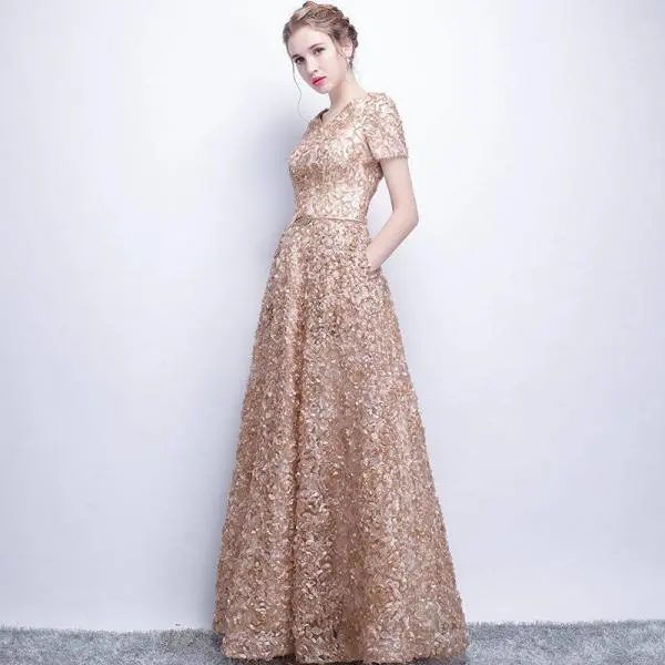 champagne formal dress 1170-001