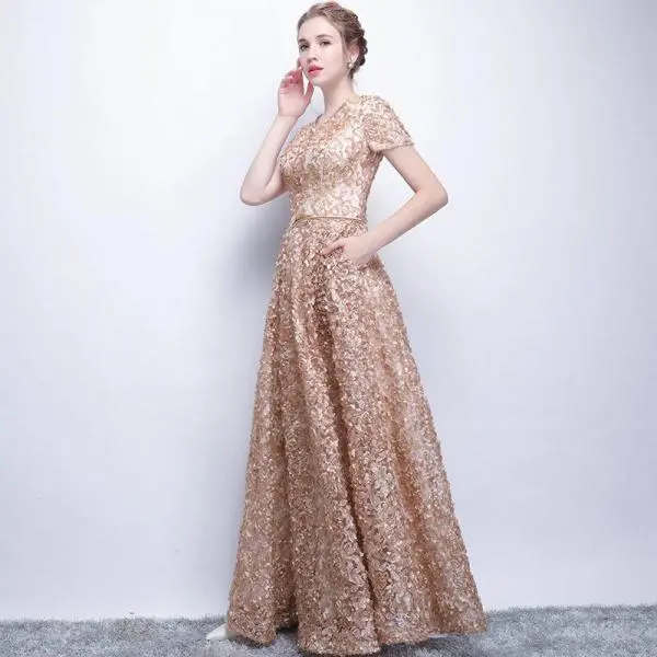 champagne formal dress 1170-003